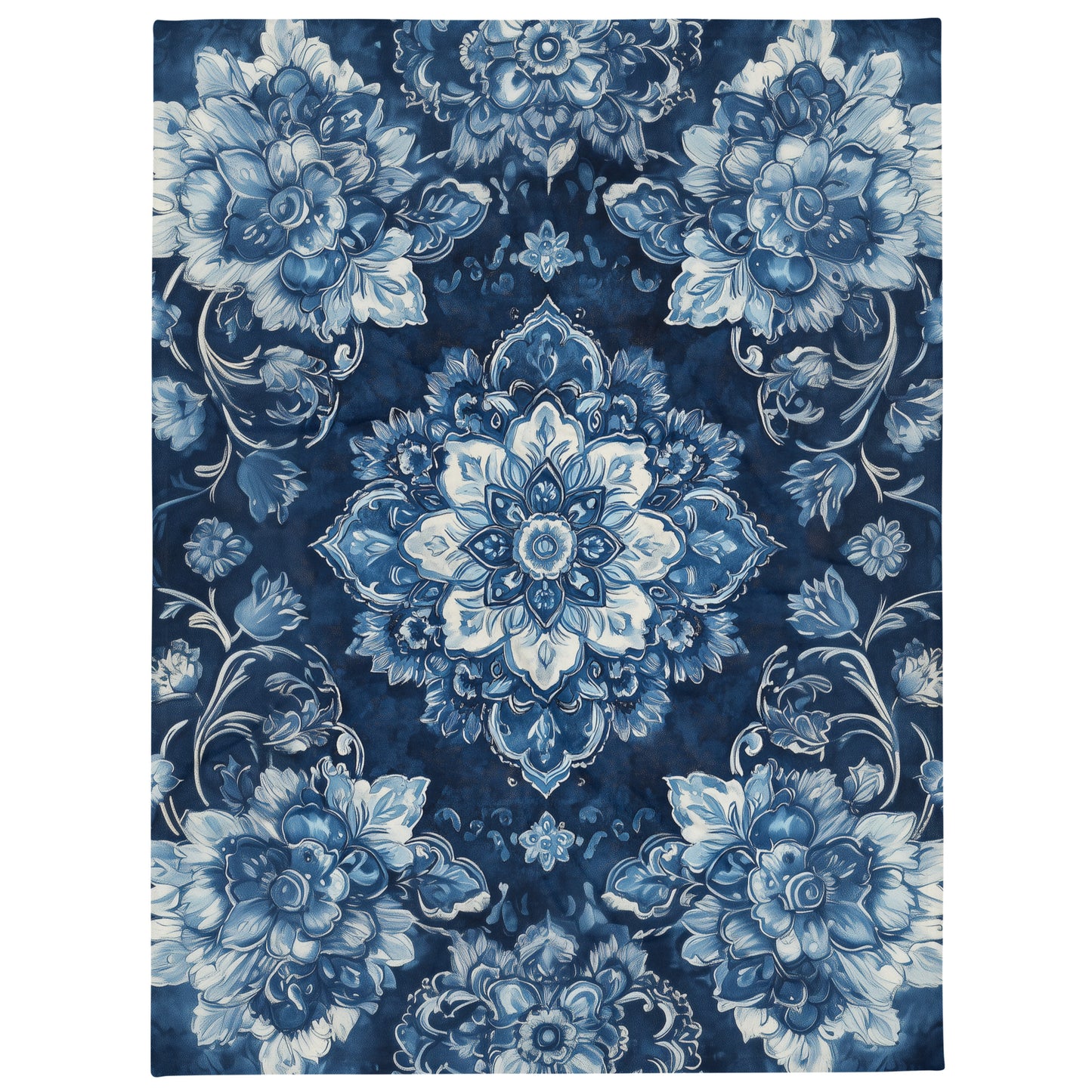 Blue Print - Throw Blanket