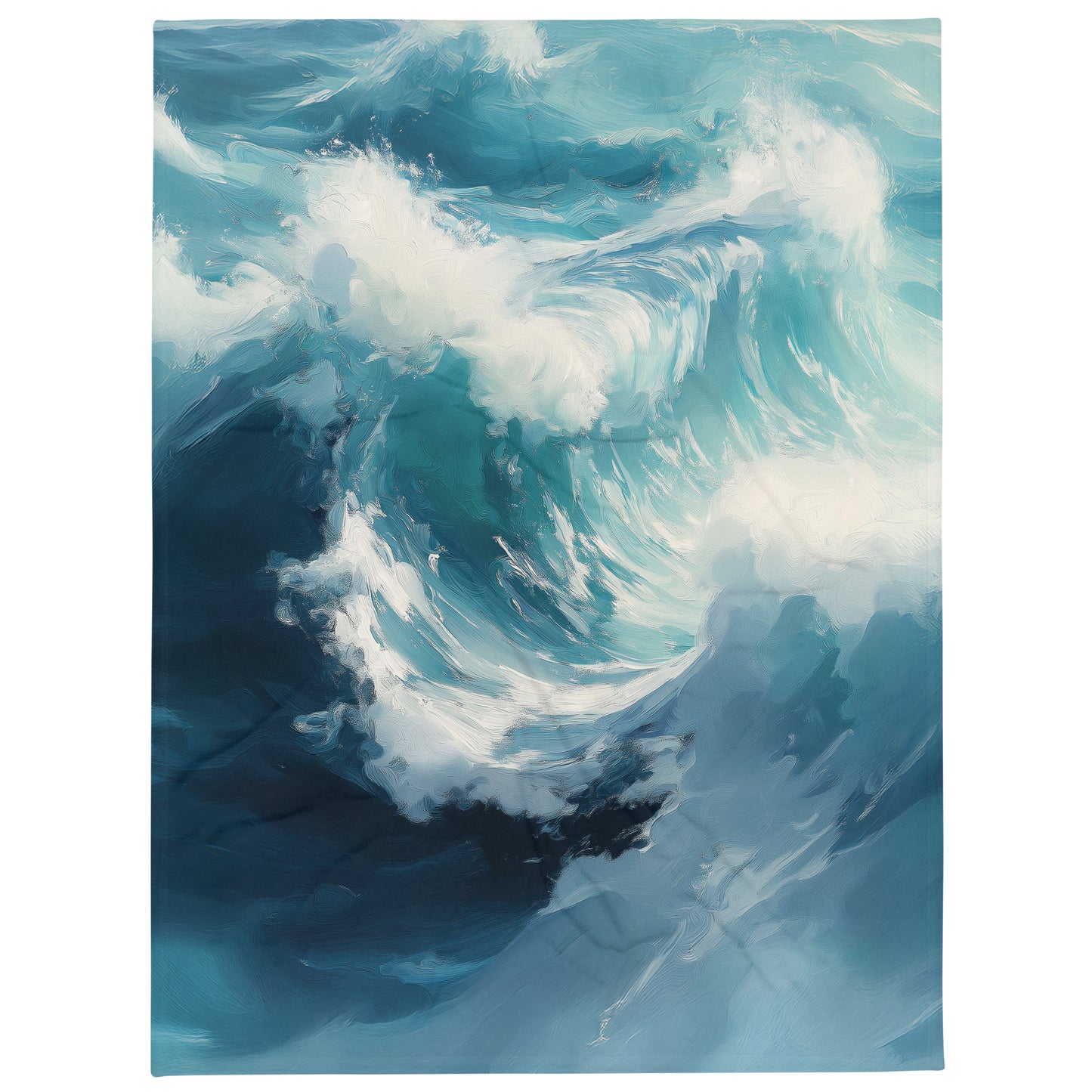 Crashing Waves - Throw Blanket